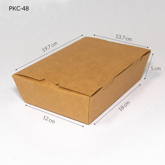 Caja de Cartón Bio Kraft PKC-48 48oz.