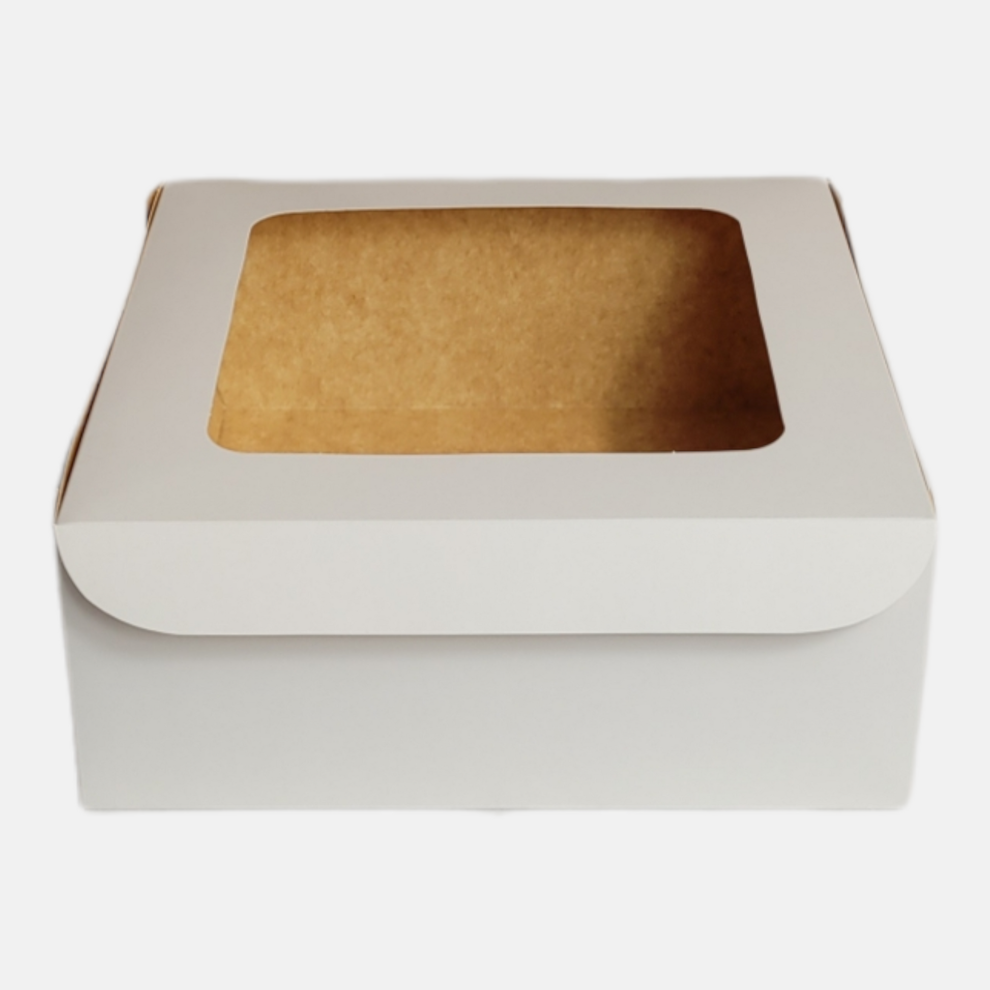 Caja para pasteles (10 x 10 x 5 pulgadas), caja de pastel blanca con  ventana, cajas blancas para tartas, con cajas de pastelería y cajas de  postre, 10